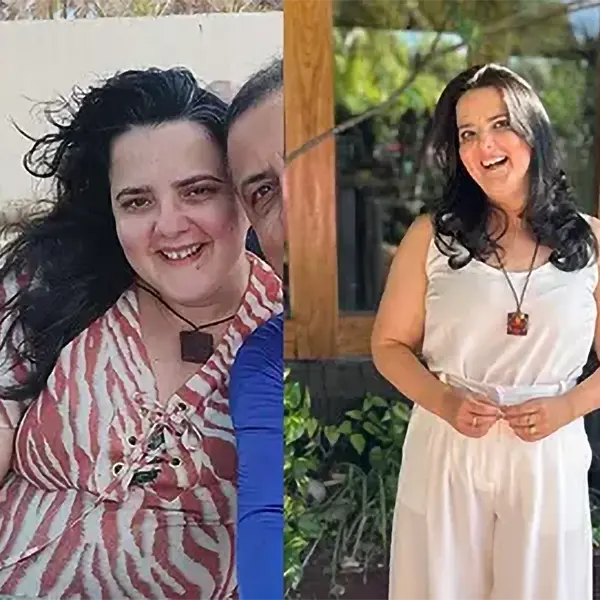 Tatiane, antes e depois do Power Jejum