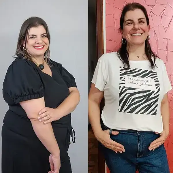 Marielly, antes e depois do Power Jejum